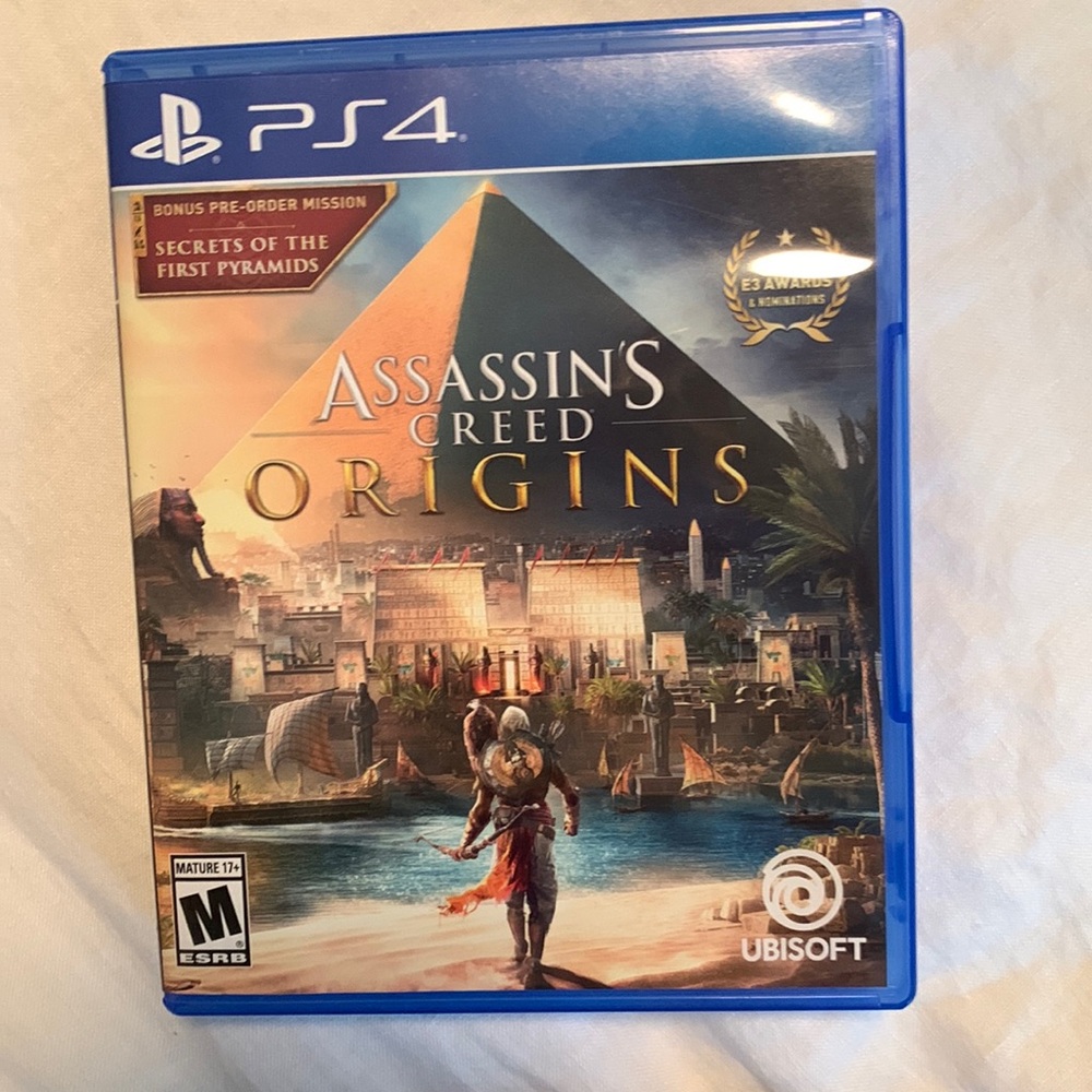 Assassins Creed Origins . PS4. Used. No scratches